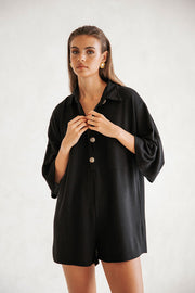 Milena Playsuit - Black