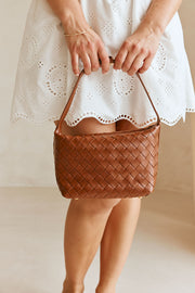 Milana Woven Bag - Tan