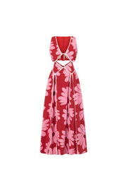 Calandra Dress - Daisy Red