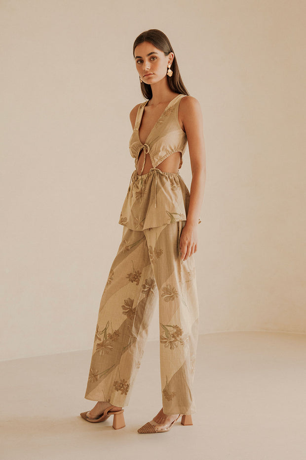 Esmae Jumpsuit - Tawny Bloom