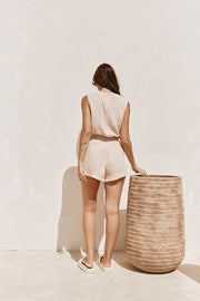 Sandy Playsuit - Tan