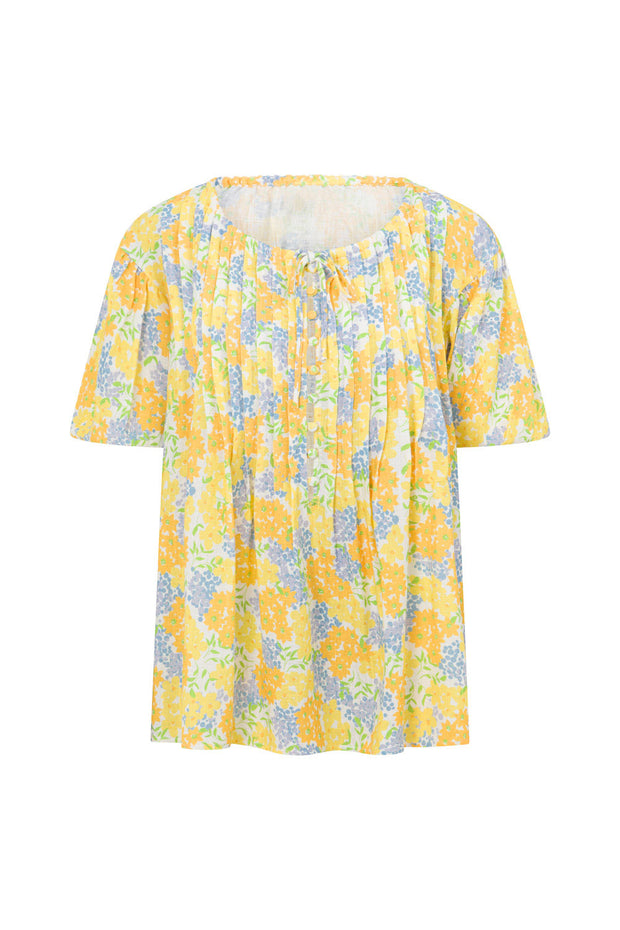 Leta Top - Tropical Bud Floral