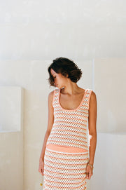 Erin Knit Top - Orange