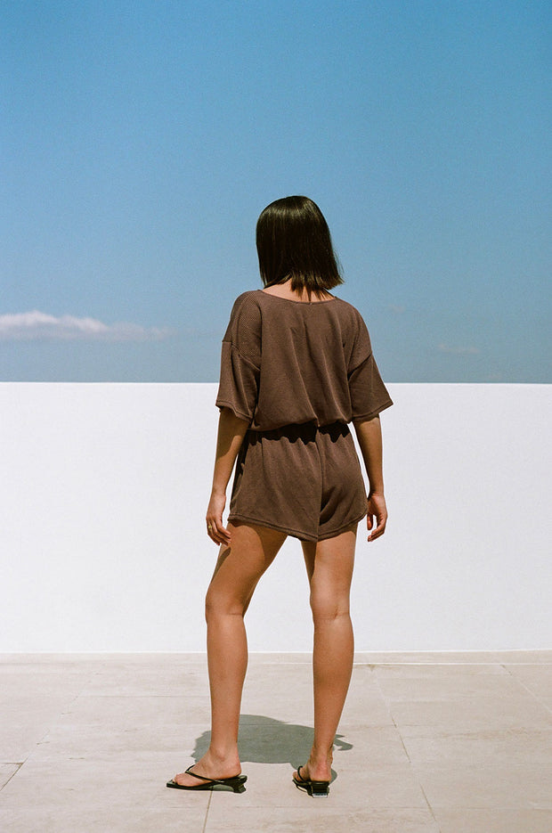 Juniper Playsuit - Chocolate