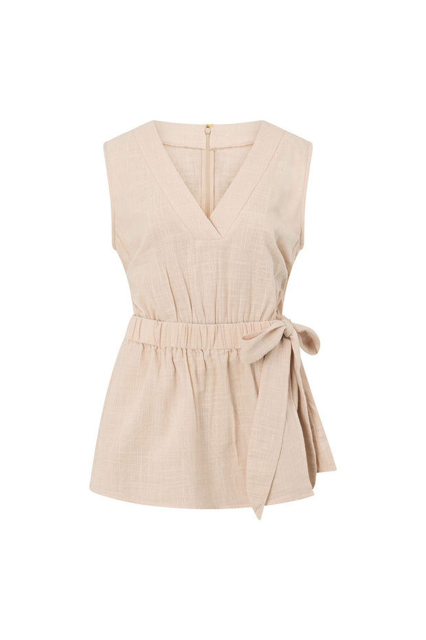 Sandy Playsuit - Tan