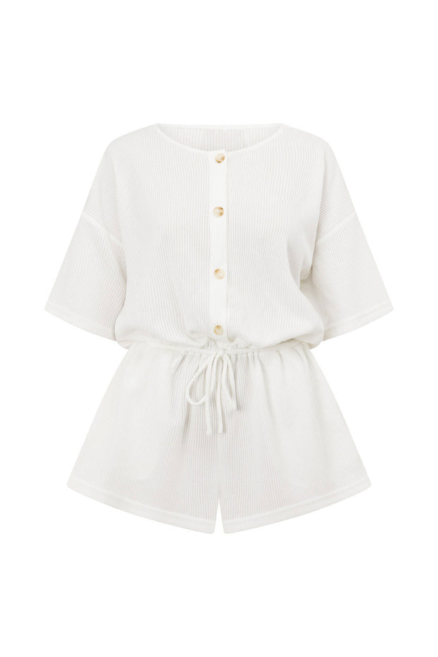 Juniper Playsuit - White