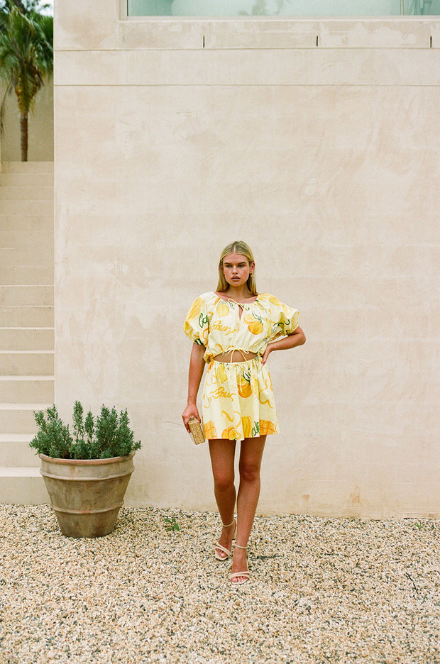 Milo Dress - Amalfi Citrus