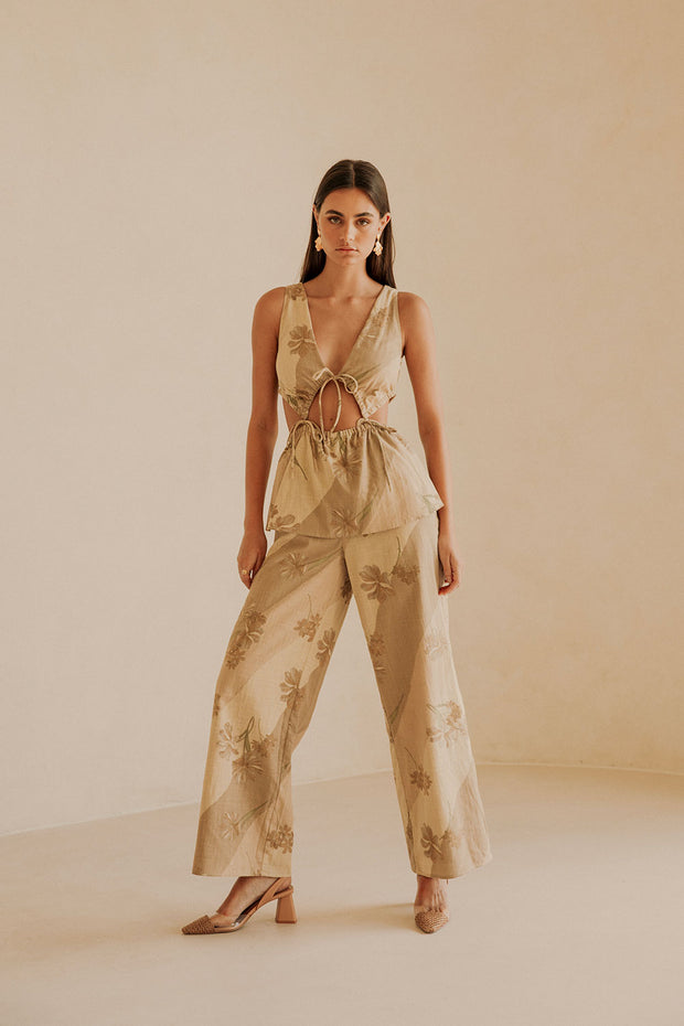 Esmae Jumpsuit - Tawny Bloom