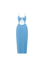 Chele Midi Dress - Cerulean