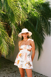 Zenaida Dress - Amalfi Aperol