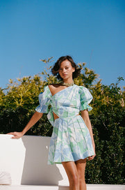 Jonty Puff Dress - Spring Petals