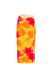 Sorrenta Midi Skirt - Floreale Sunny