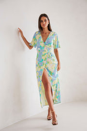 Aquitaine Wrap Dress - Floral Dream