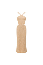 Backless Amada Dress - Tan