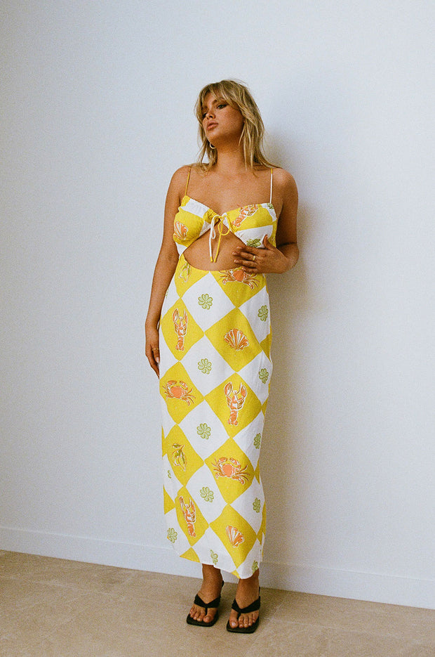 Honey Dress - Oceano Yellow