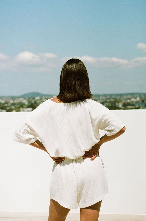 Juniper Playsuit - White