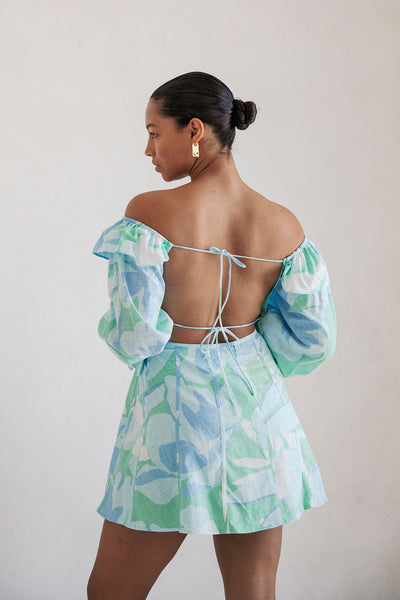 Backless Elisha Dress - Spring Petals