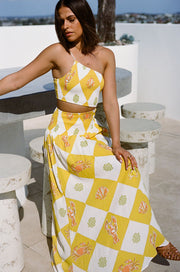 Venetian Maxi Dress - Oceano Yellow