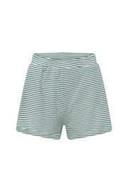 Mallory Shorts - Teal Stripe