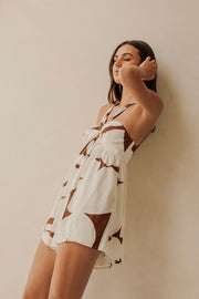 Jada Playsuit - Sunroom Chocolate