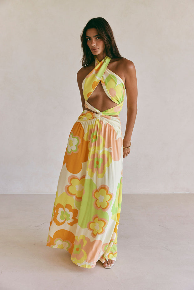 Jorah Maxi Dress - Retro Bloom