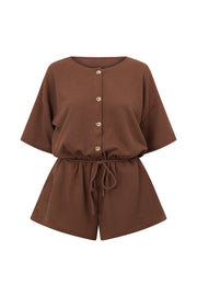 Juniper Playsuit - Chocolate