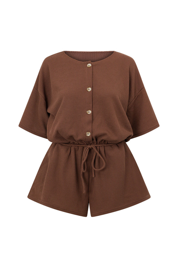 Juniper Playsuit - Chocolate