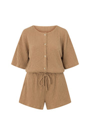 Juniper Playsuit - Biscotti