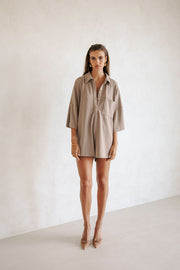 Milena Playsuit - Espresso