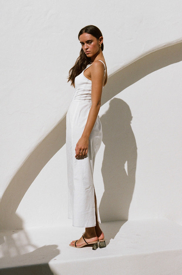 Ricardo Midi Dress - White