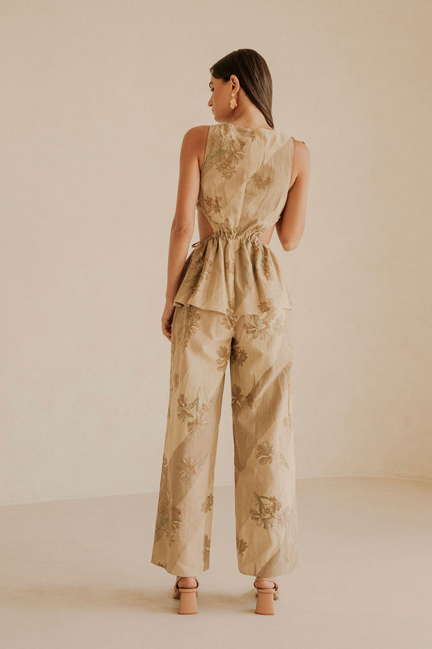 Esmae Jumpsuit - Tawny Bloom