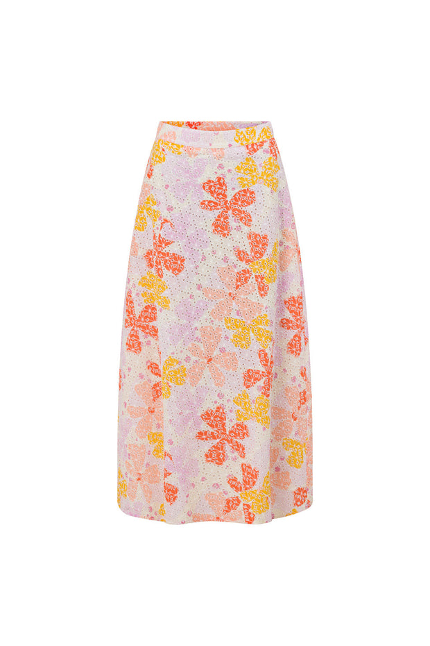 Keara Midi Skirt - Pollen