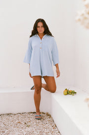 Milena Playsuit - Blue