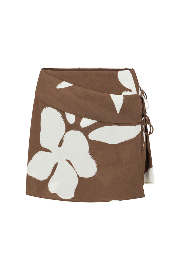 Simone Skirt - Galene Brown