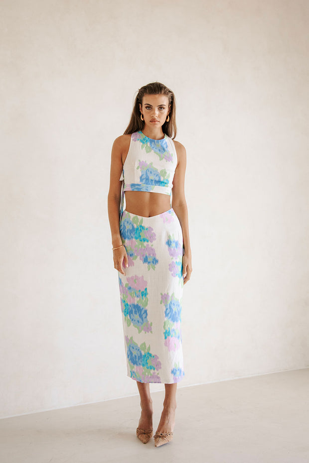 Darlia Top - Cascade Floral