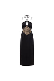 Teyah Midi Dress - Black