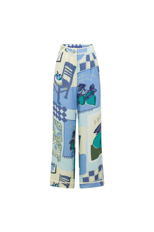 Kelia Pants - Villagio Blue