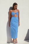 Chele Midi Dress - Cerulean