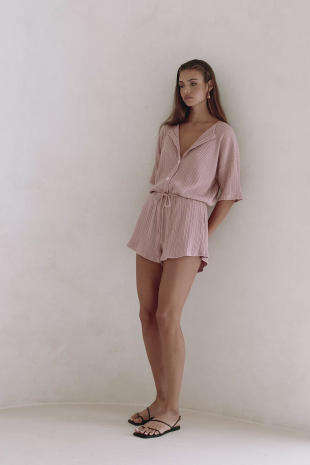 Juniper Playsuit - Clay