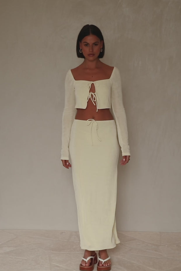 Marcelle Skirt - Cream