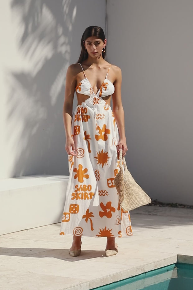 Toulouse Maxi Dress - Objects Cream