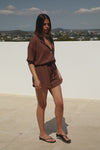 Juniper Playsuit - Chocolate