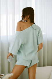 Sevina Knit Top - Blue