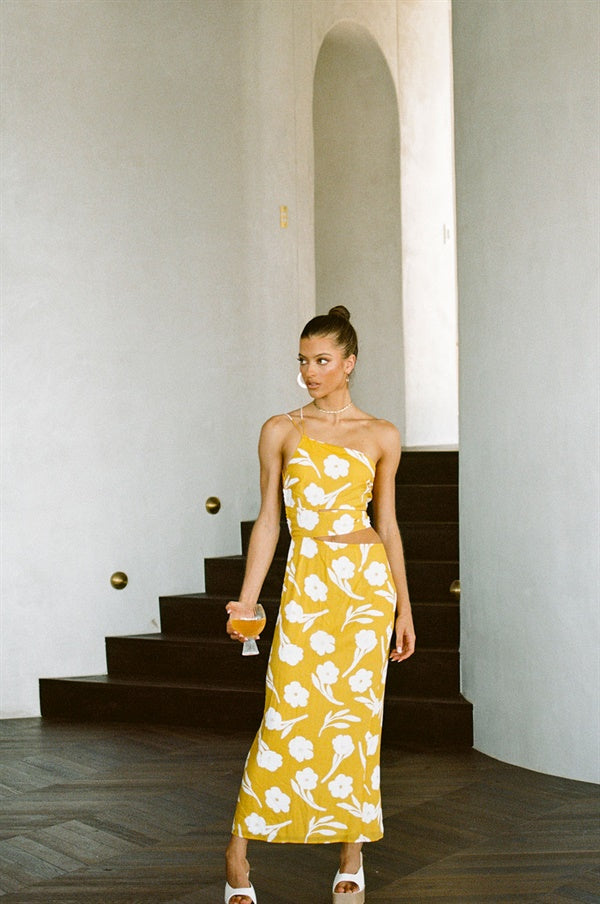 Kika Dress - Yellow Paraiso