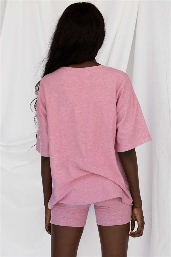 Archer Tee - Grainy Pink