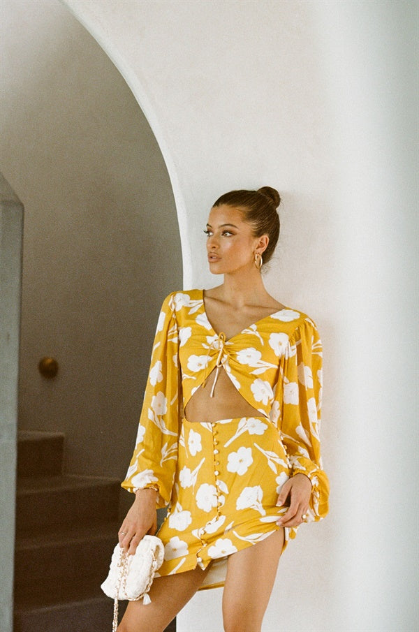 Lista Dress - Yellow Paraiso