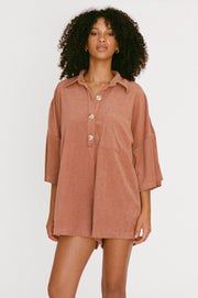 Milena Playsuit - Toasted Biscotti