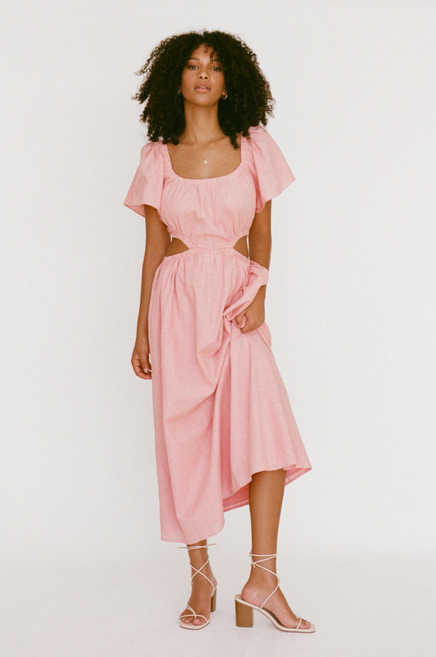 Ezzy Midi Dress - Pink