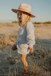 Violet Mini Knit Shorts