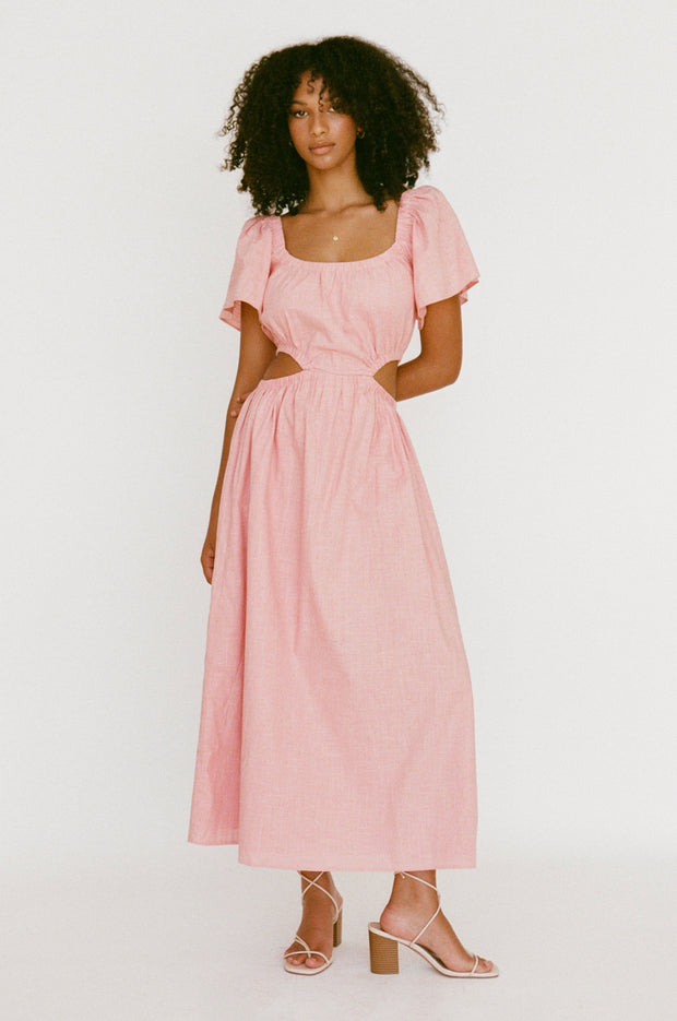 Ezzy Midi Dress - Pink